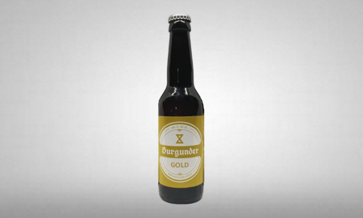 Burgunder Gold flesje